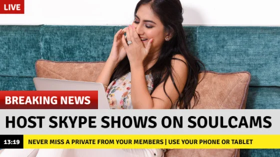 Skype shows at SoulCams